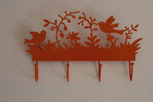 Kapstokje Vogeltjes Oranje Nu van 10,95 voor 7,95